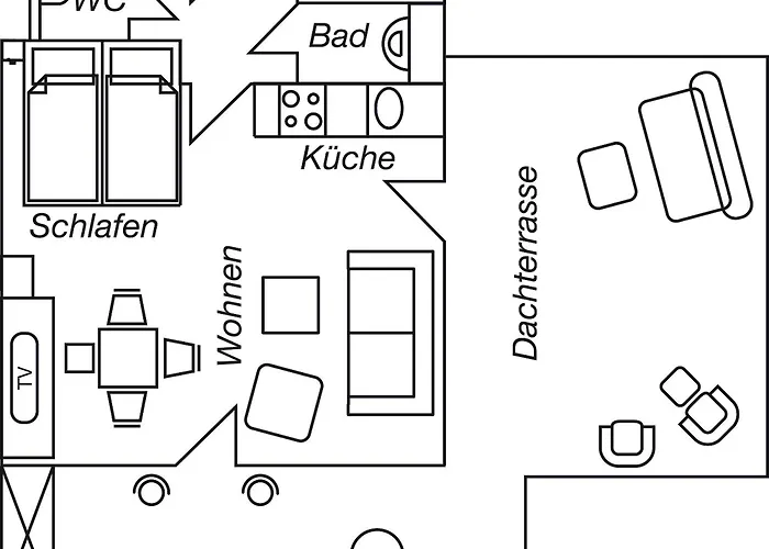 Appartement Objekt-nr 90 - - Strandredder Lübeck